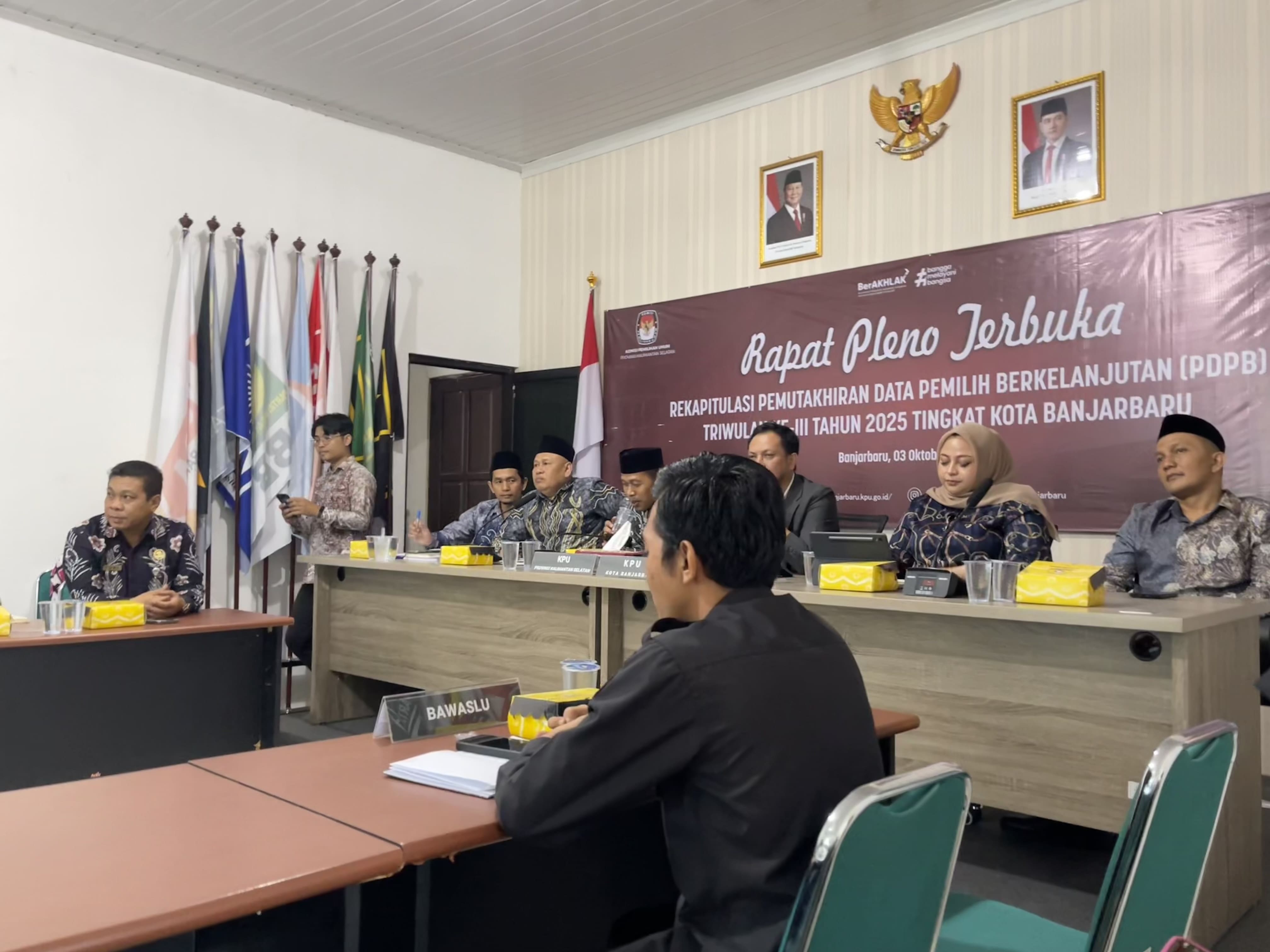 Bawaslu Hadiri Rapat Pleno Terbuka PDPB Triwulan III