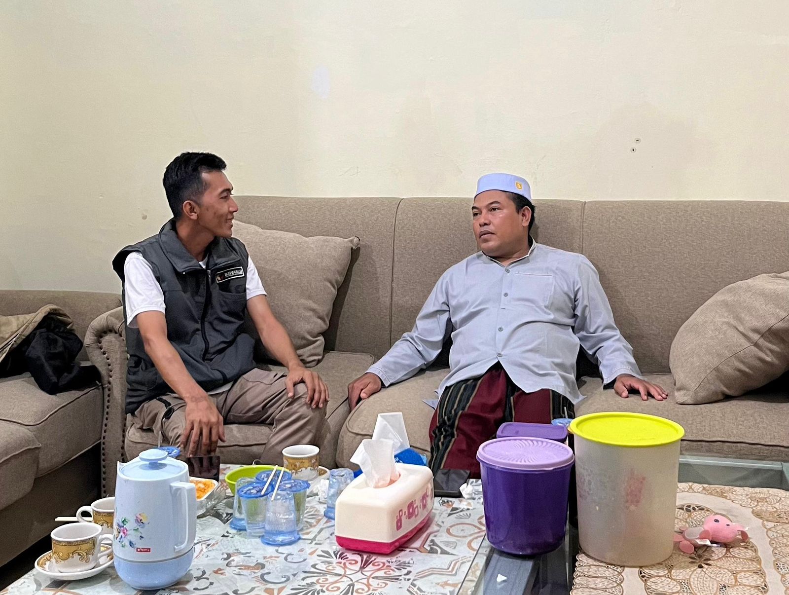 Bawaslu Kota Banjarbaru Lakukan Konsolidasi Demokrasi bersama Sekretaris 