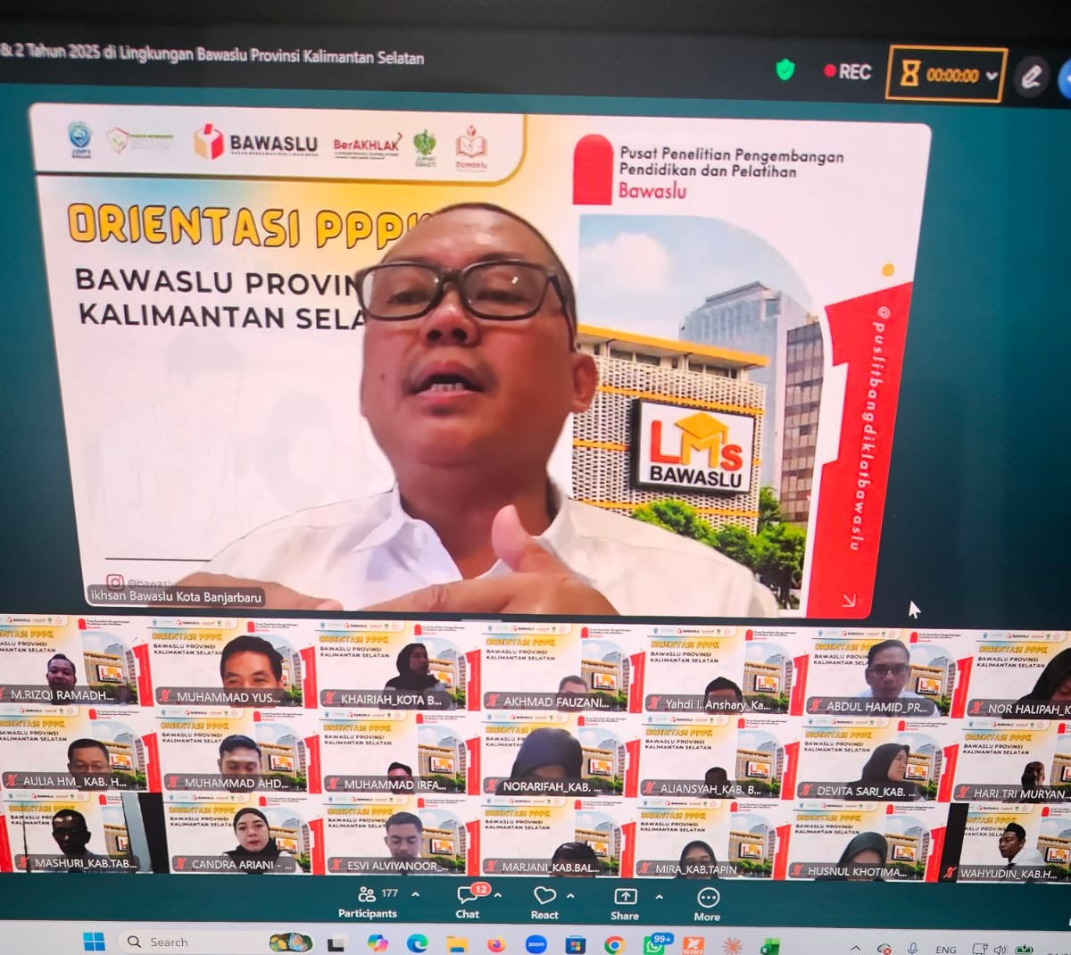 Bawaslu Kota Banjarbaru Ikuti Penutupan Orientasi PPPK se-Kalsel