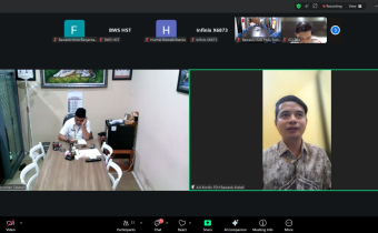 Konsolidasi Kehumasan Jajaran Bawaslu Provinsi Kalimantan Selatan dan Kabupaten/Kota melalui zoom meeting